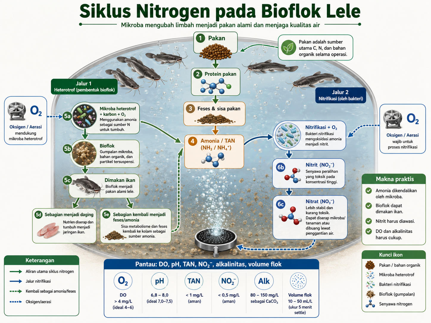 Bioflok 651 siklus nitrogen