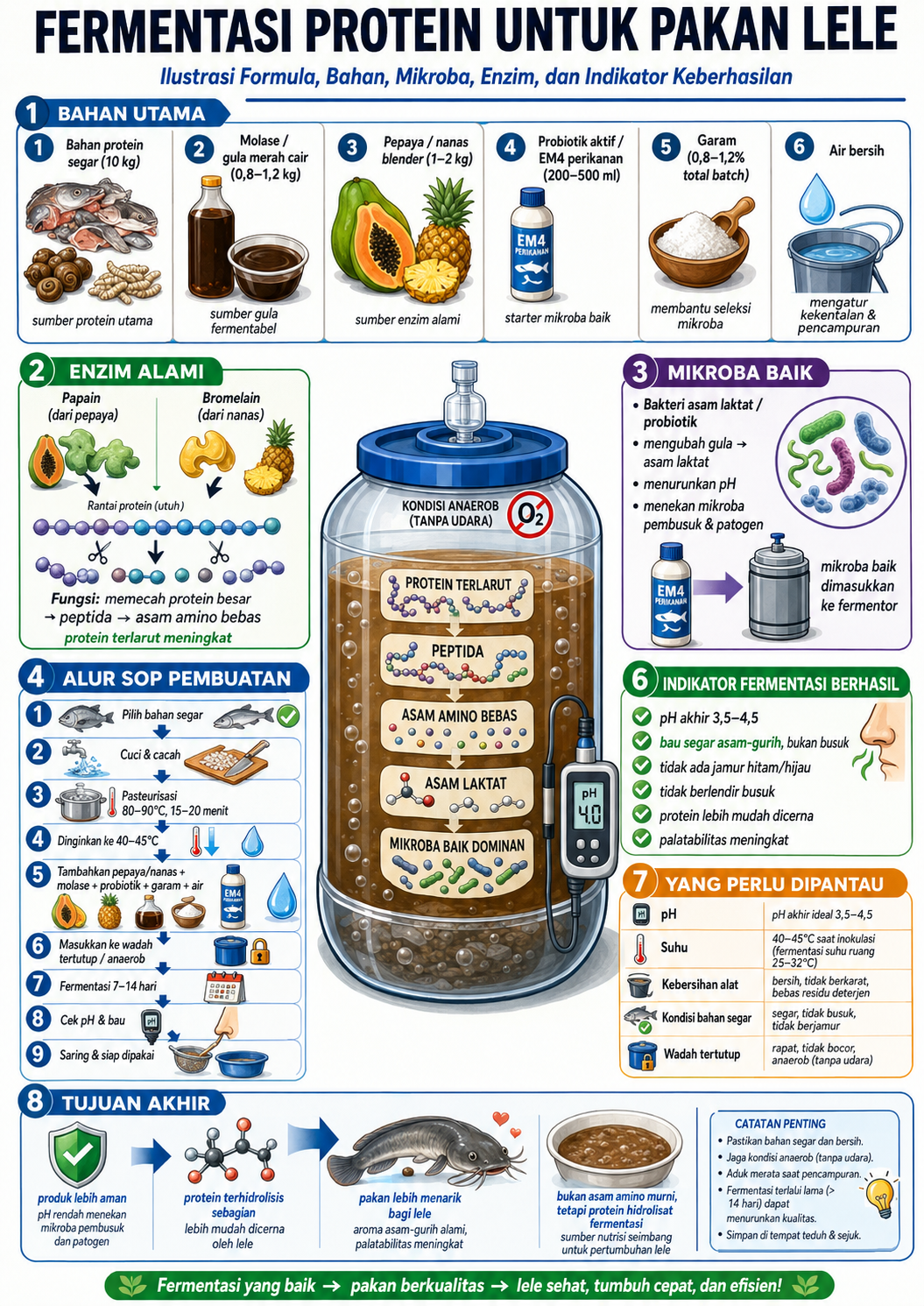 Fermentasi pakan lele