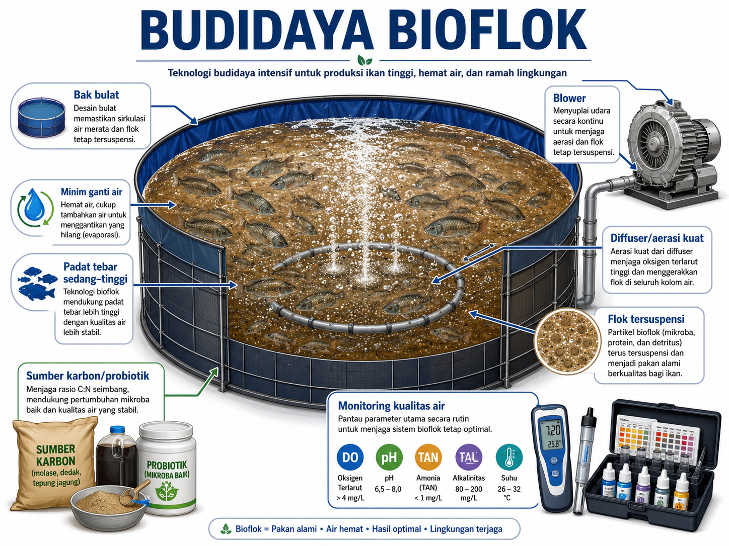 Kolam bioflok